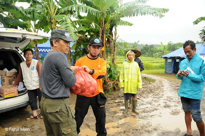 Buaya Saat Tsunami Banten